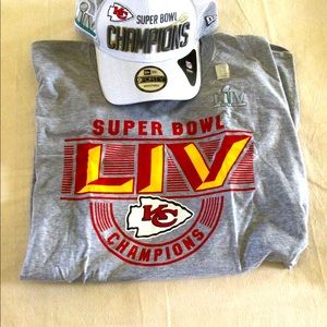 Kansas City Chiefs Super bowl LIV Hat/T-shirt